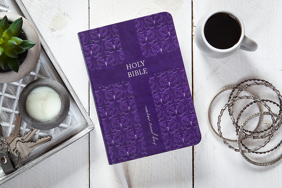 Purple/White-