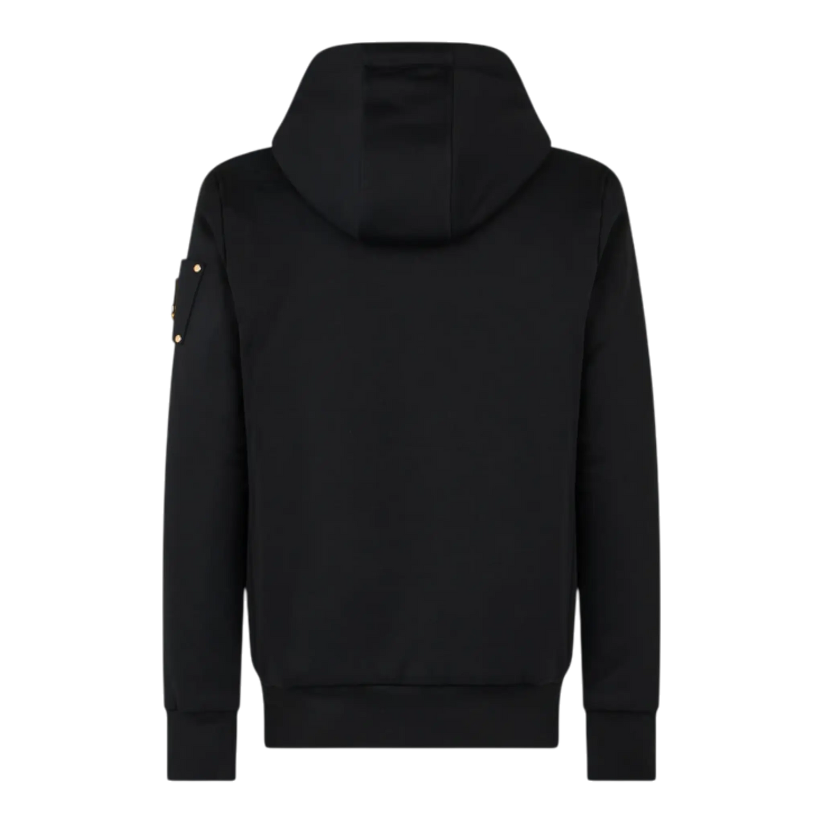 Moose Knuckles Classic Bunny Men Zip-up Hoodie Black/black Fur