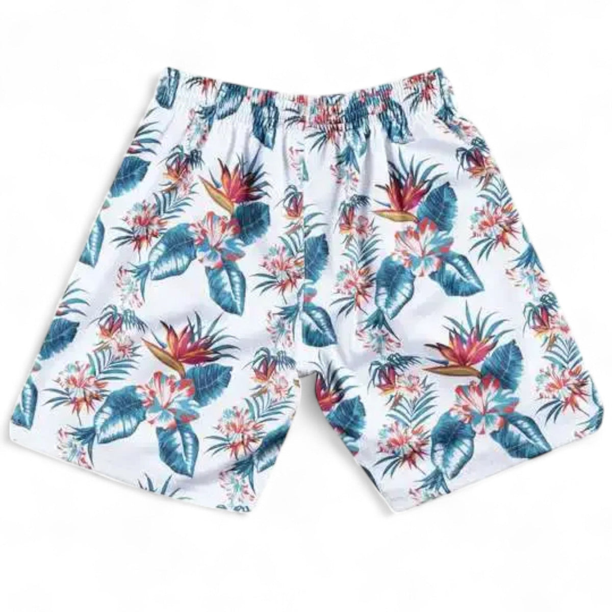 Mitchell & Ness Men's NBA Floral Swingman Shorts 1991 New York Knicks
