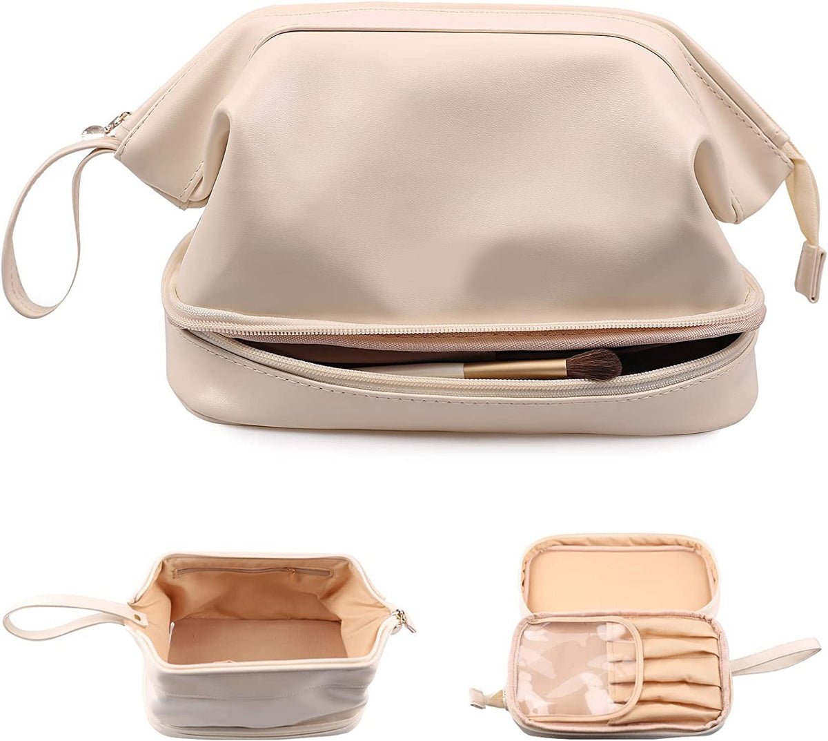 Travel Toiletry and Makeup Bag – Compact Organizer for Women
