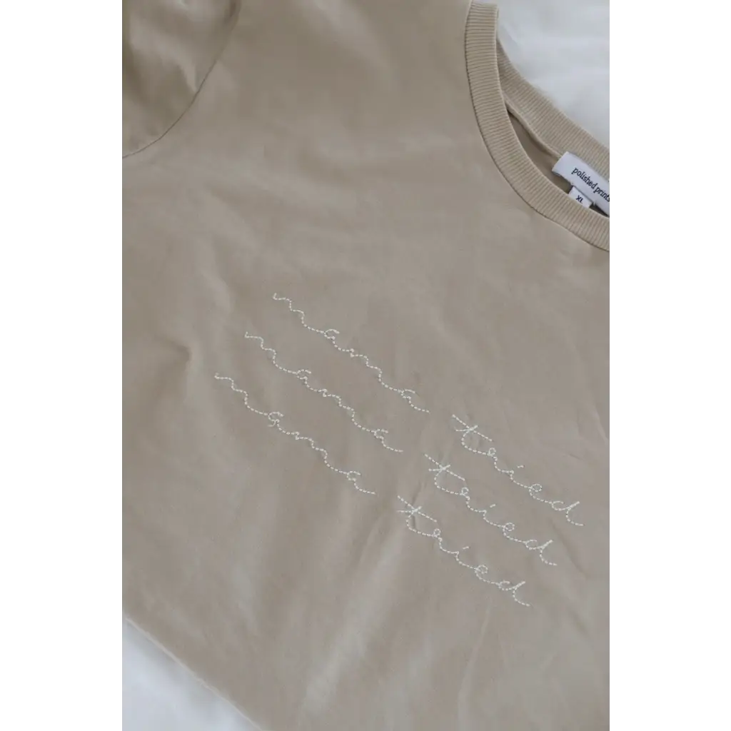 Mama Tried Crewneck Chainstitch Embroidered Sweatshirt for Adults
