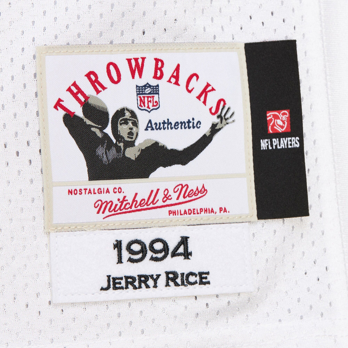 Mitchell & Ness Men's NFL White Jersey 49Ers 1994 Jerry Rice