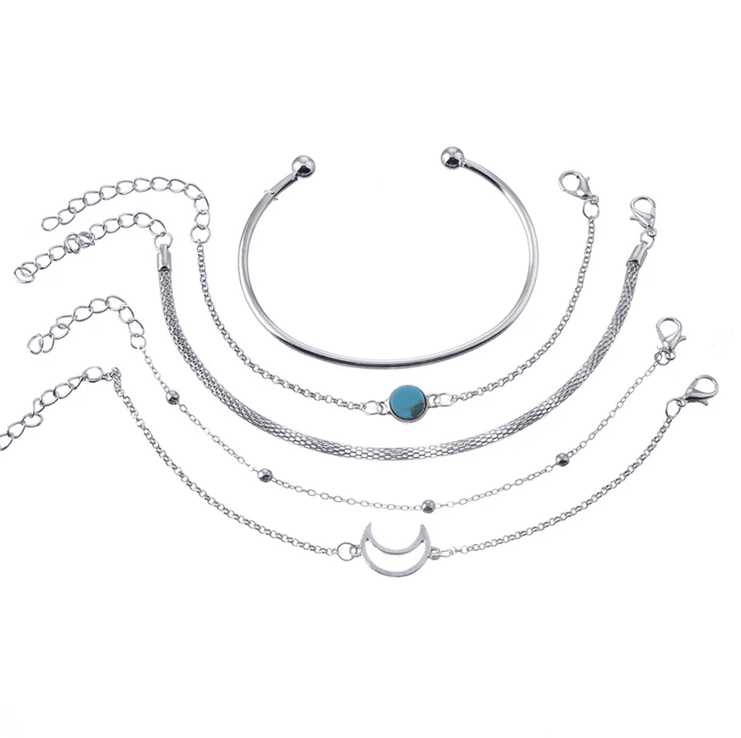 Turquoise / Silver-