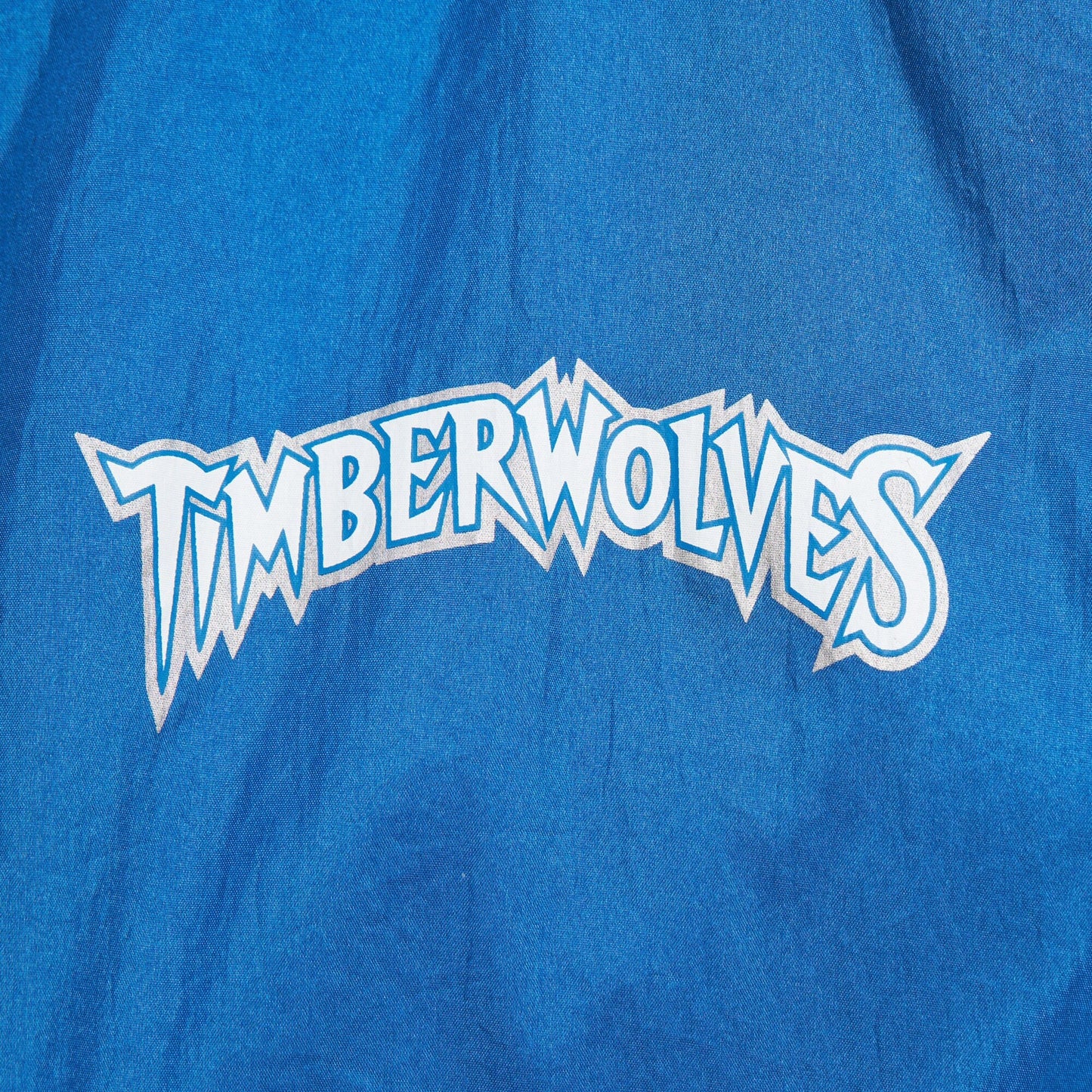 Men's Mitchell & Ness Big Shot Premium Winbreaker Vintage Logo Timberwolves