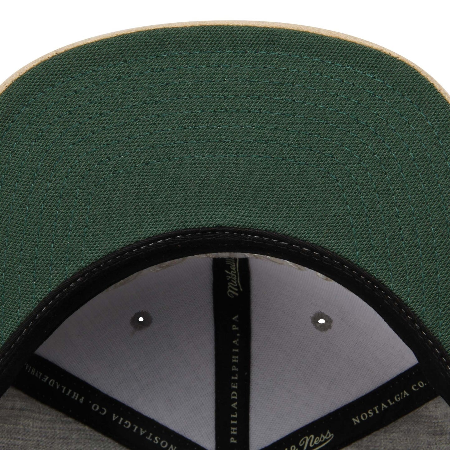 Men's Mitchell & Ness NBA New York Knicks Heather Suede Two-Tone Adjustable Hat