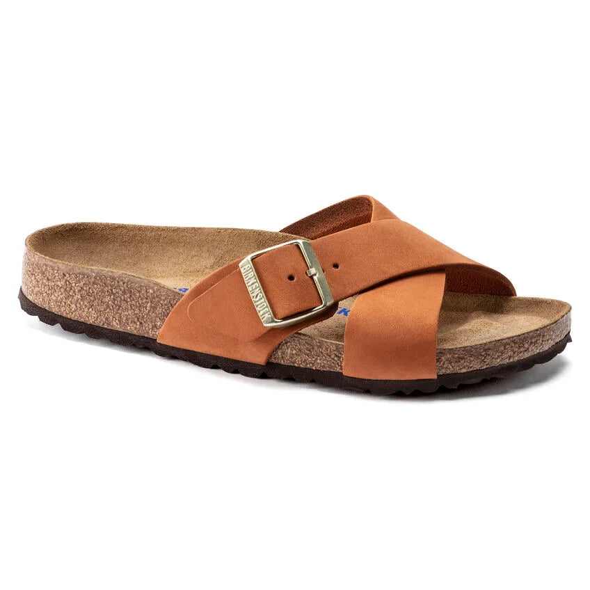 Birkenstock Women's Siena Nubuck Leather Pecan Sandals