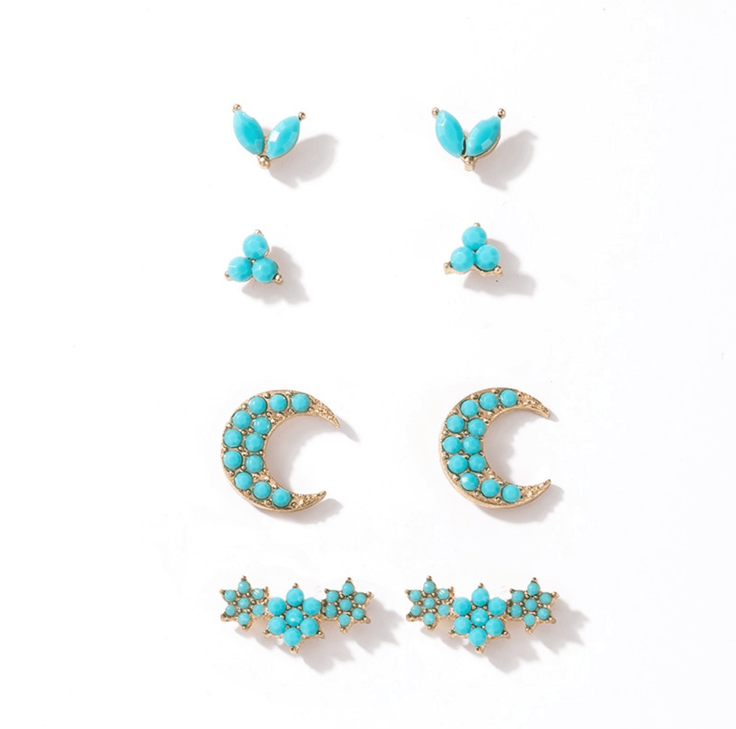 Goldtone, Turquoise-