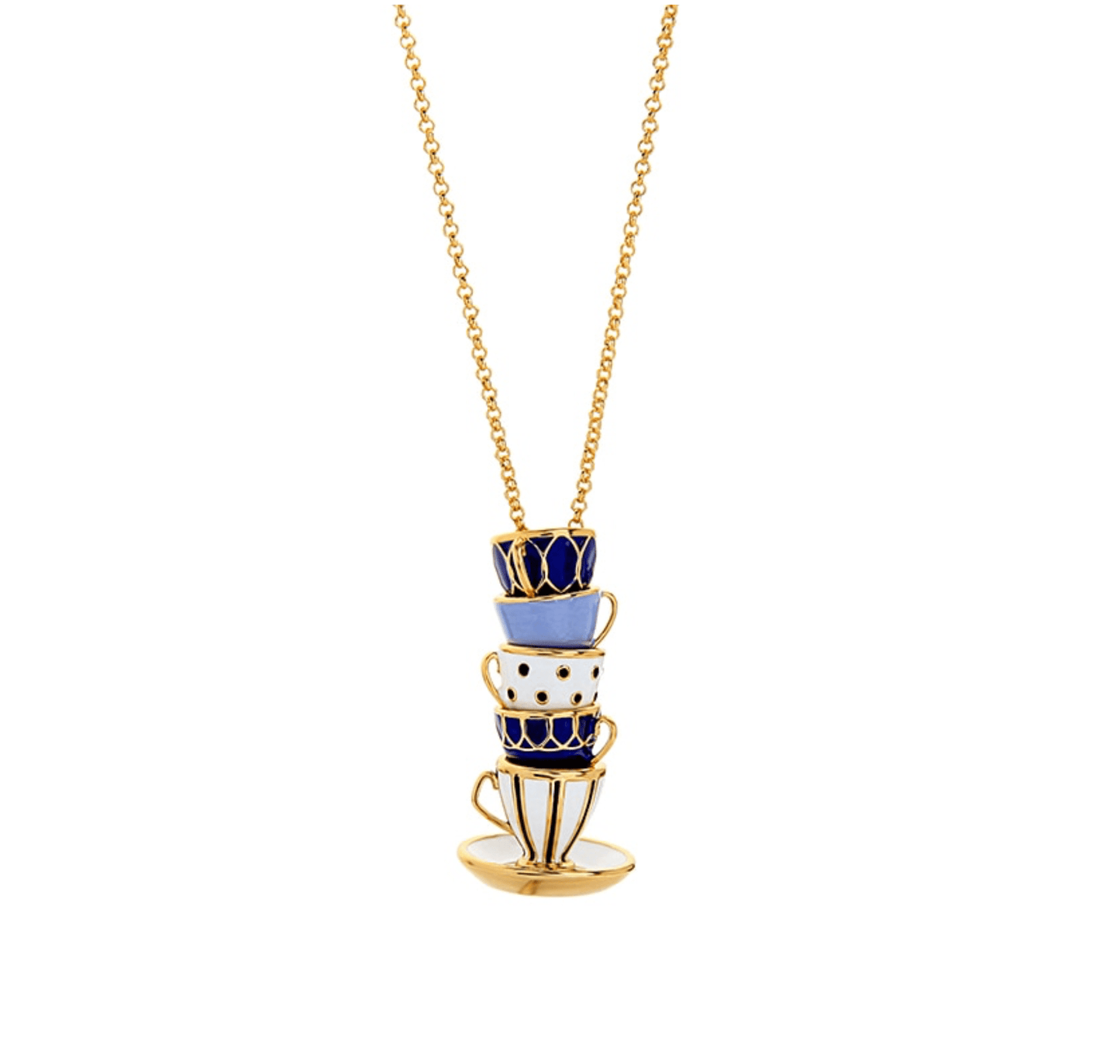 Blue / White / Gold-