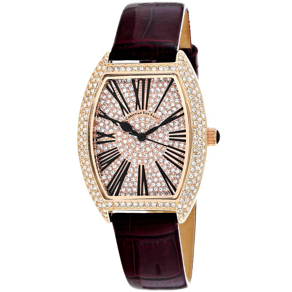 Christian Van Sant Women's Chic Rose gold Dial Watch