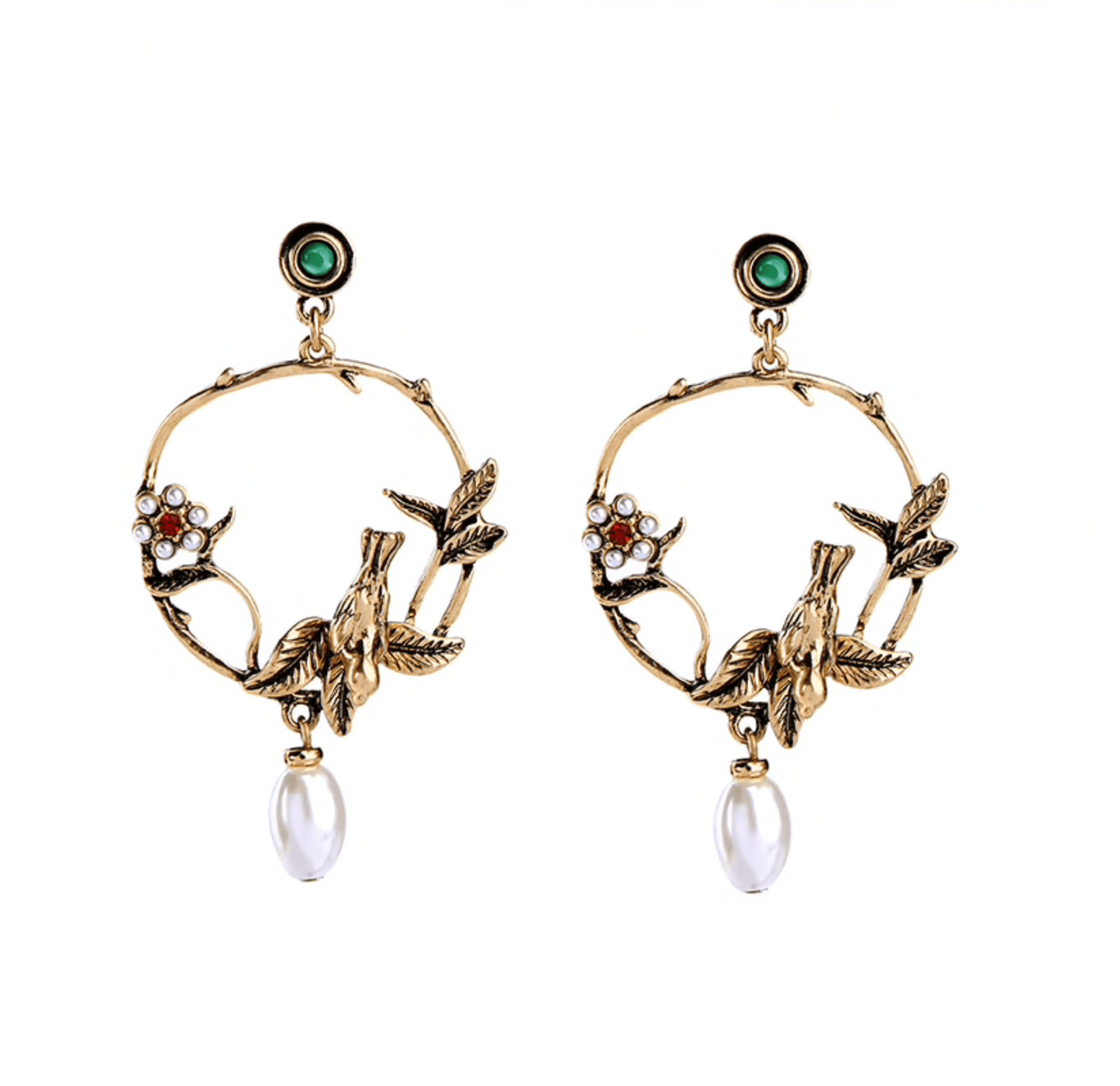 Pearl / Brass-