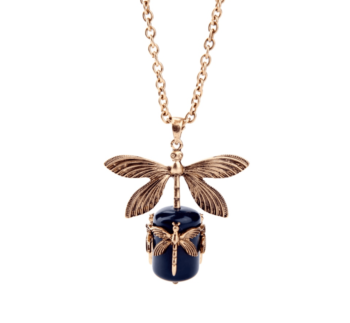 Navy / Brass-