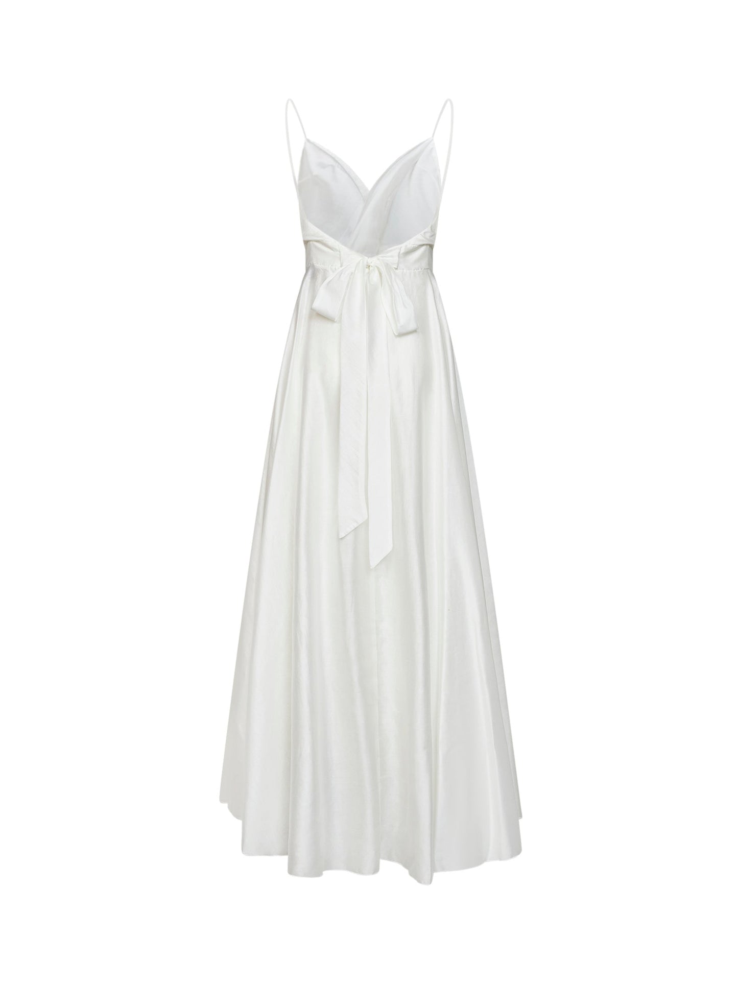 Long Dress Lyocell Blend White