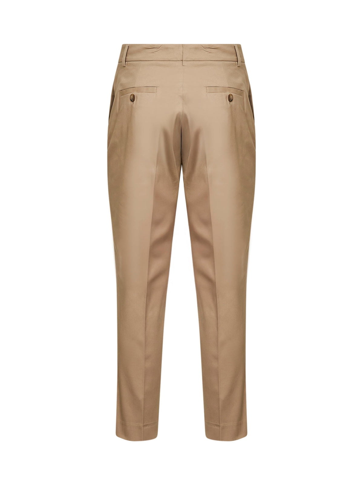 Sand Stretch Cotton Chino Trousers
