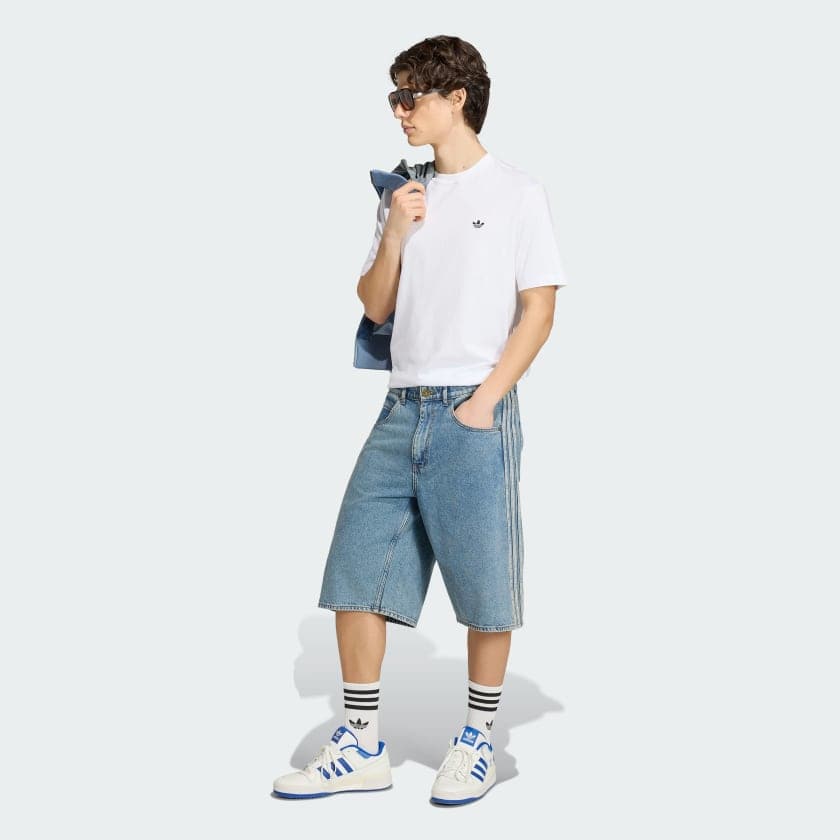 Worn Blue Denim-
