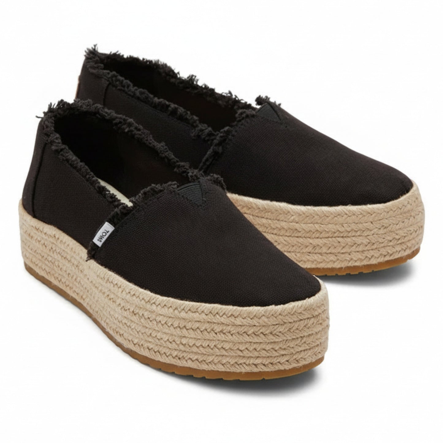 Toms Women's Valencia Platform Espadrille Slip On Shoes