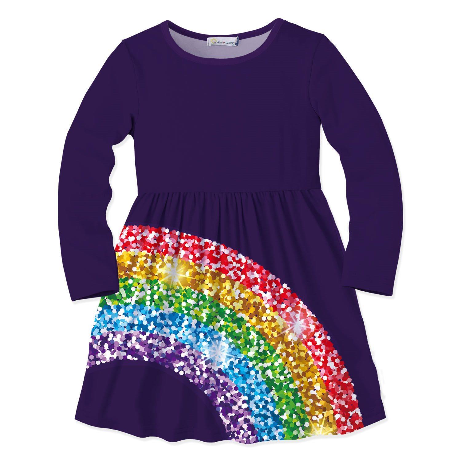 purple rainbow dress Buy Lilac Purple Rainbow Sparkle Angel Sleeve Party Dress (3-16yrs) from  Next USA