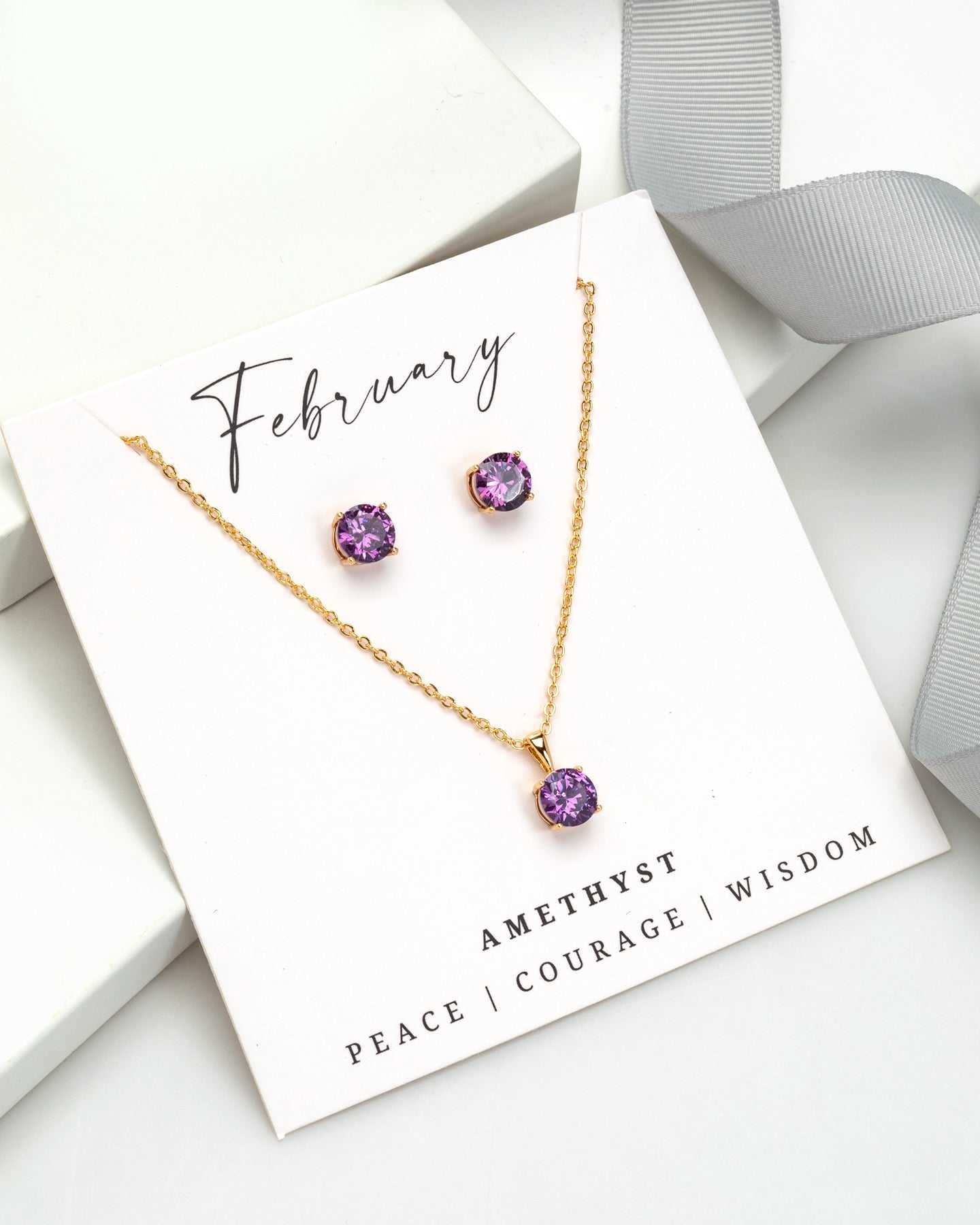 Gold Amethyst- February-