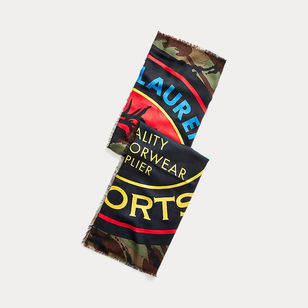 Polo Ralph Lauren Men's Polo Sportsman Camo Scarf 42" X 42" Polos