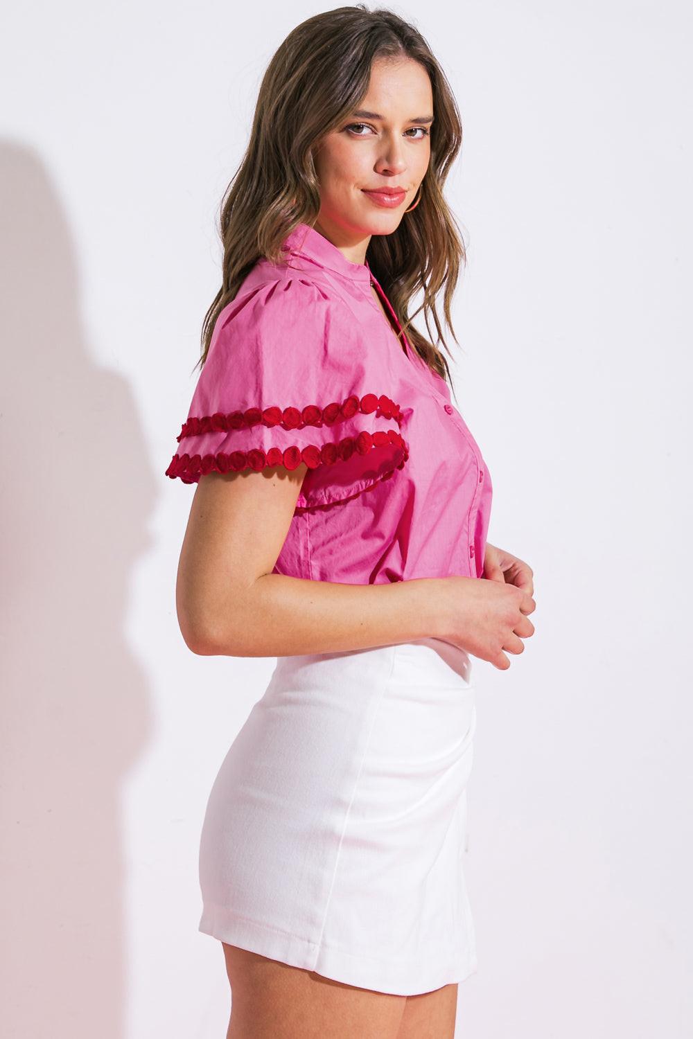 Learn as You Go Woven Top