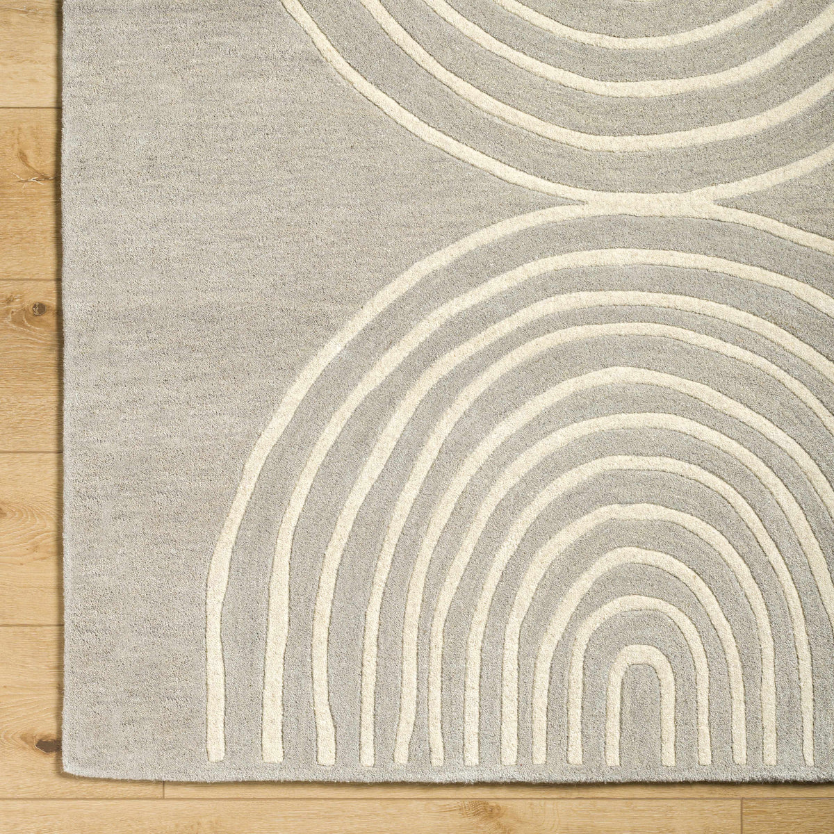 Fuat Medium Gray Area Rug