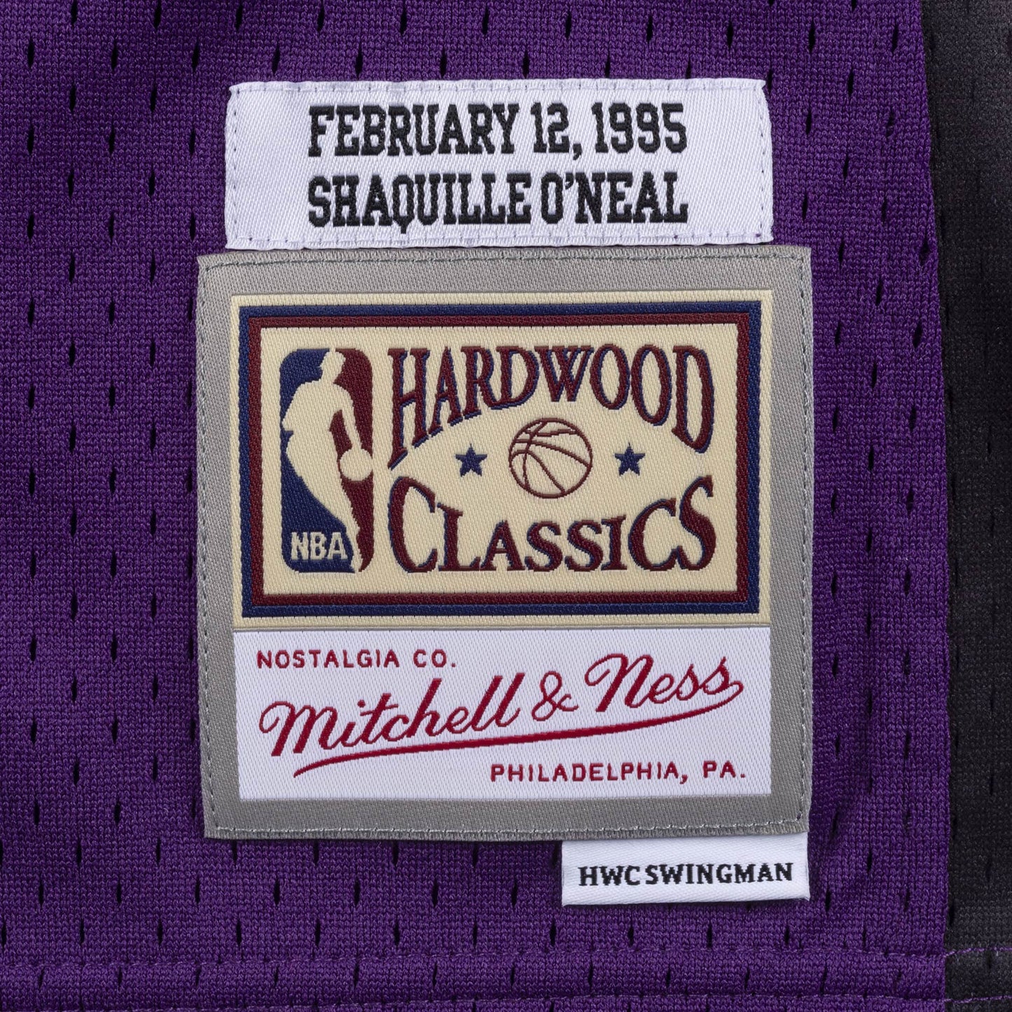 Men's Mitchell & Ness NBA Rhinestone Swingman Jersey 1995 All-Star East Shaq