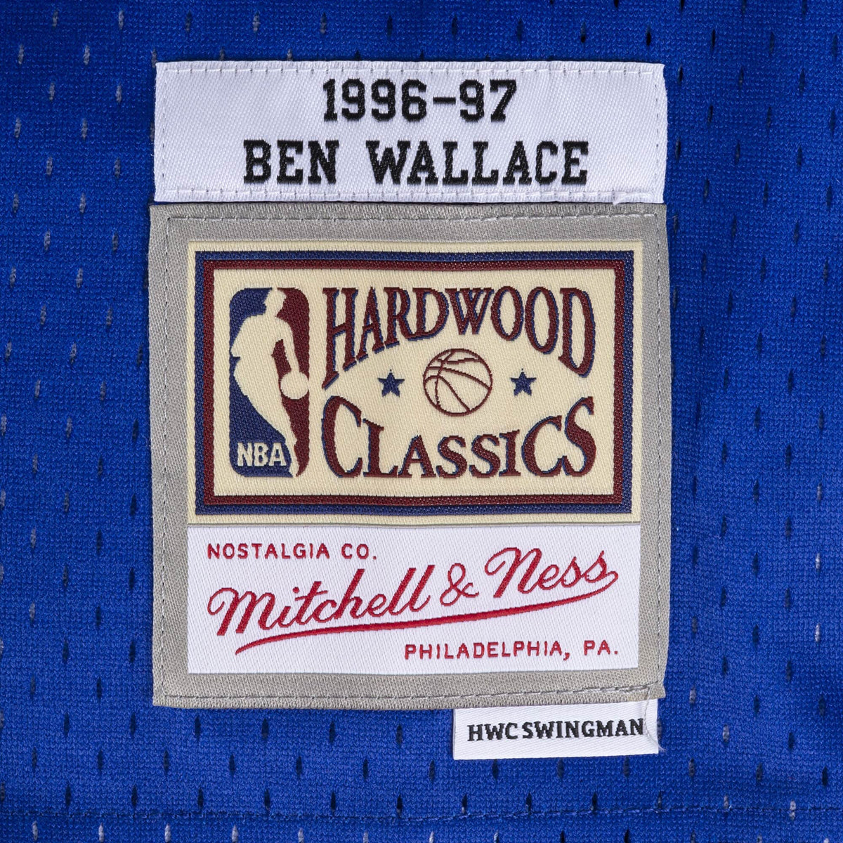Mitchell & Ness Men's NBA Swingman Jersey - Washington Bullets 96 Ben Wallace