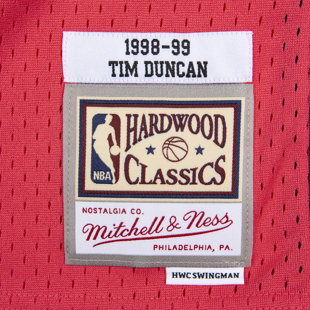 Mitchell & Ness Men's NBA Reload Swingman Jersey Spurs 1998 Tim Duncan