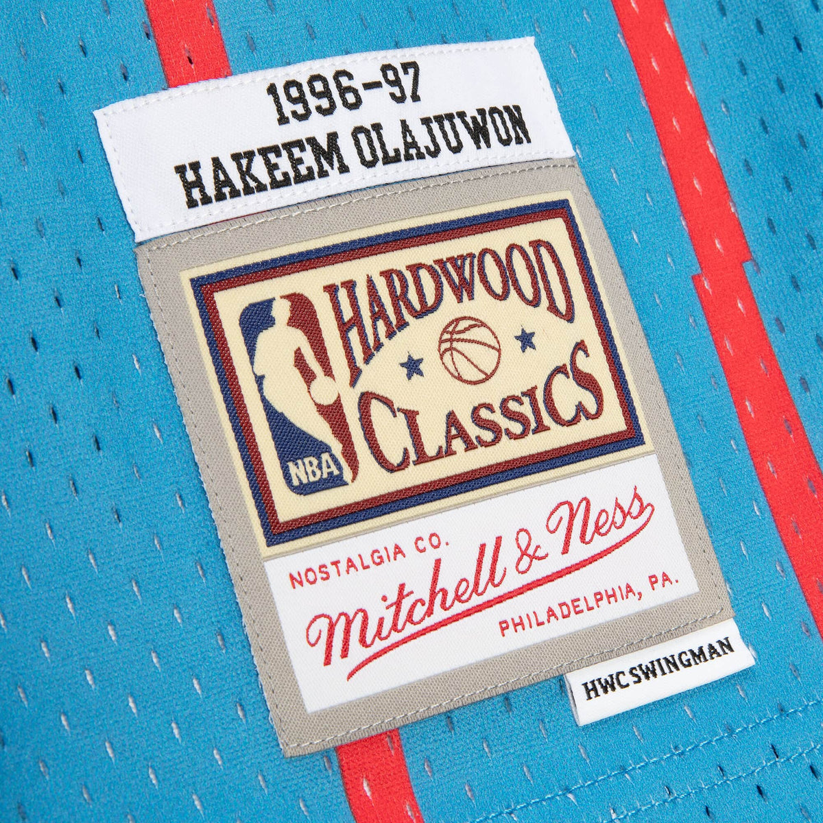 Mitchell & Ness Men's NBA Reload 2.0 Swingman Jersey Rockets 1996 Hakeem Olajuwon