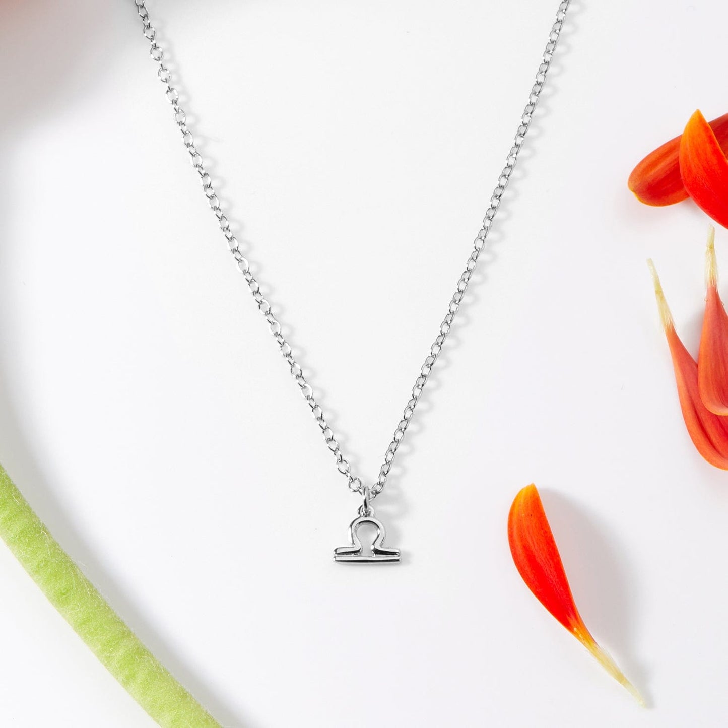 Starry Night Libra Zodiac Necklace