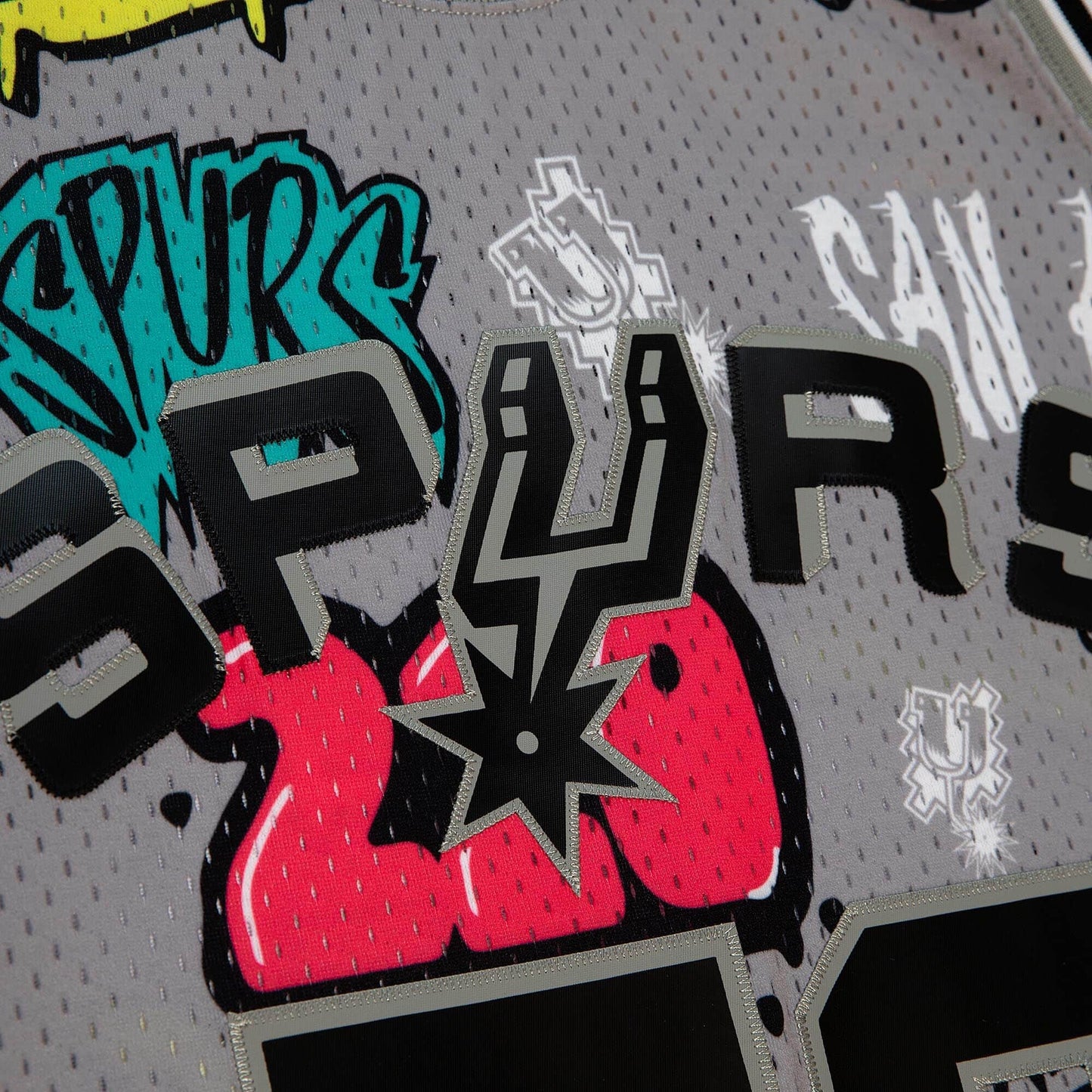 Mitchell & Ness NBA Slap Sticker Swingman Jersey Spurs 1998 David Robinson