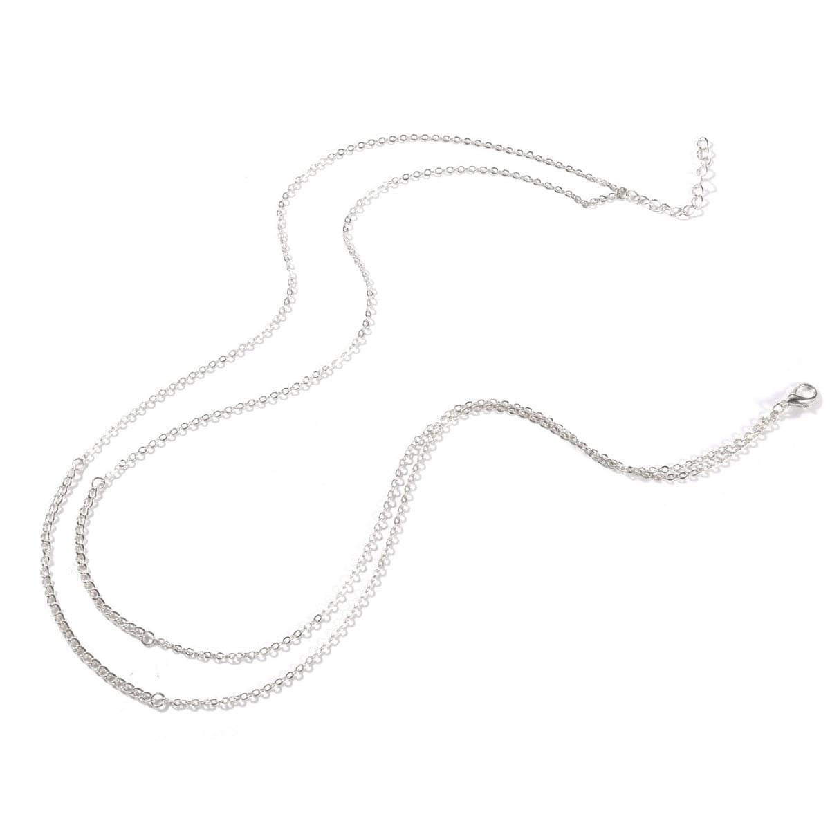Silvertone Layered Necklace