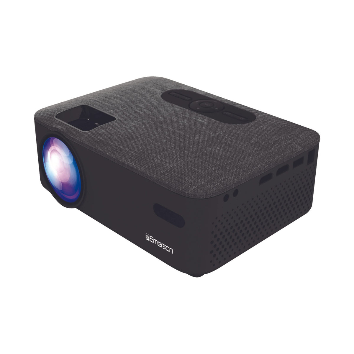 Emerson Portable Projector with Portable Screen and Carry Case - Black