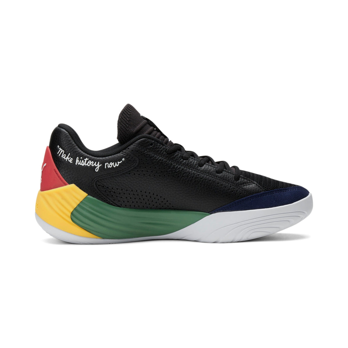 Puma Men's Fusion Nitro Black Fives Sneakers