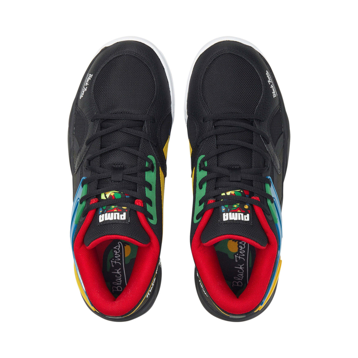 Puma Men's Trc Blaze Court Black Fives Sneakers