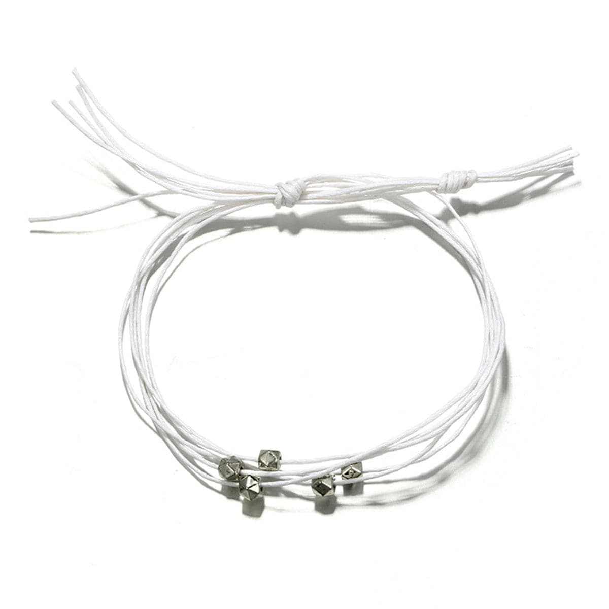 Vibre & Silvertone Mountain Peak Bracelet Set
