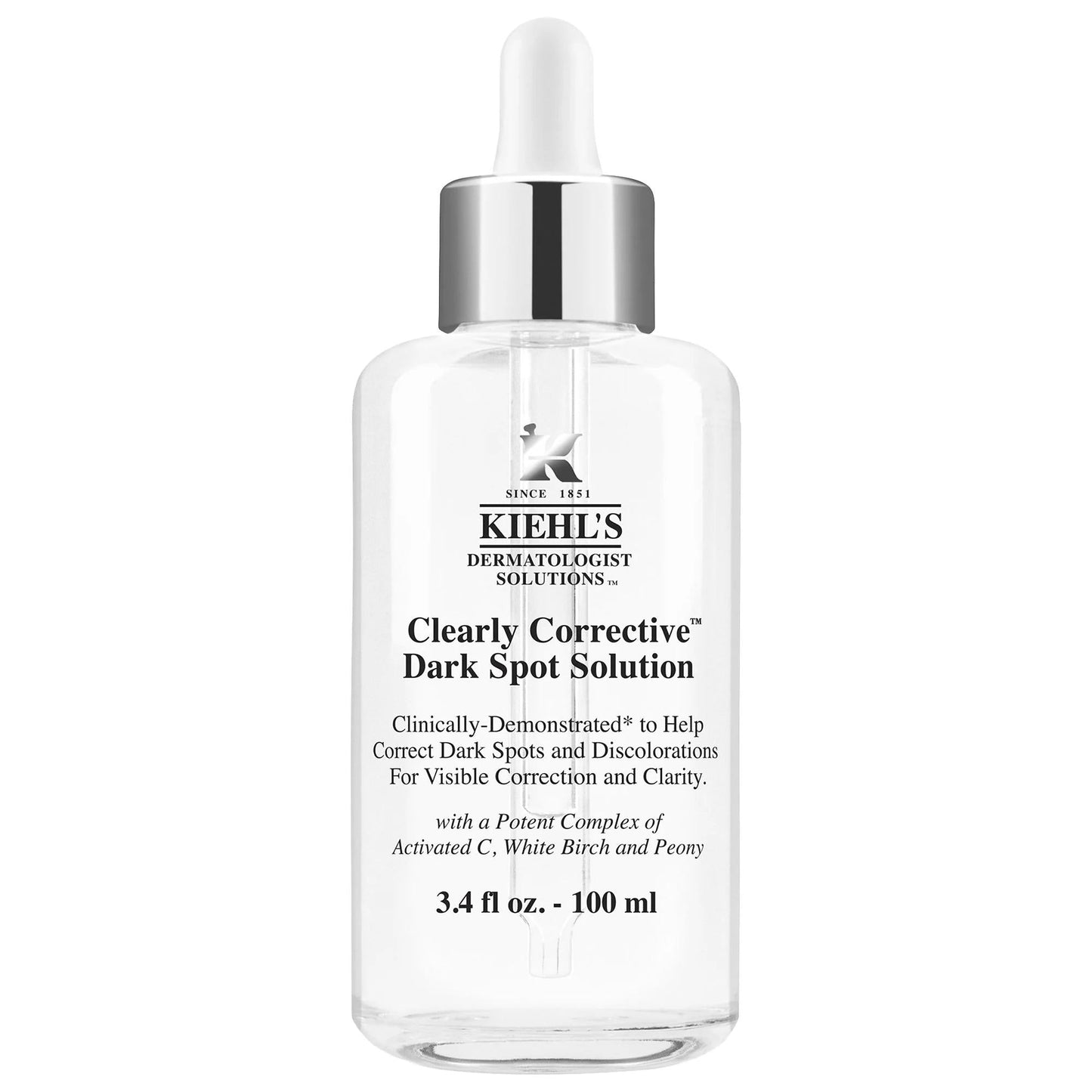 Kiehl's Clearly Corrective Dark Spot Correcting Serum: Visibly Reduce Hyperpigmentation, Post-Acne Marks & Achieve Even Skin Tone with Vitamin C & Salicylic Acid
