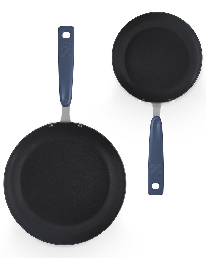 Zakarian by Dash 2Pc Trupro Stainless Steel Fry Pan Set