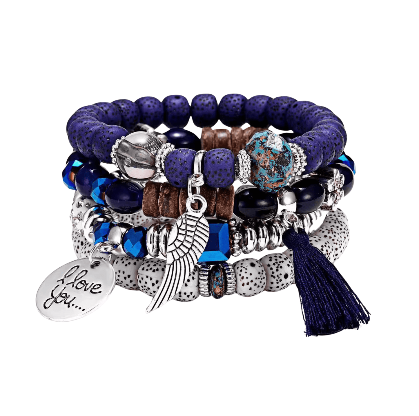 Navy / Silver-