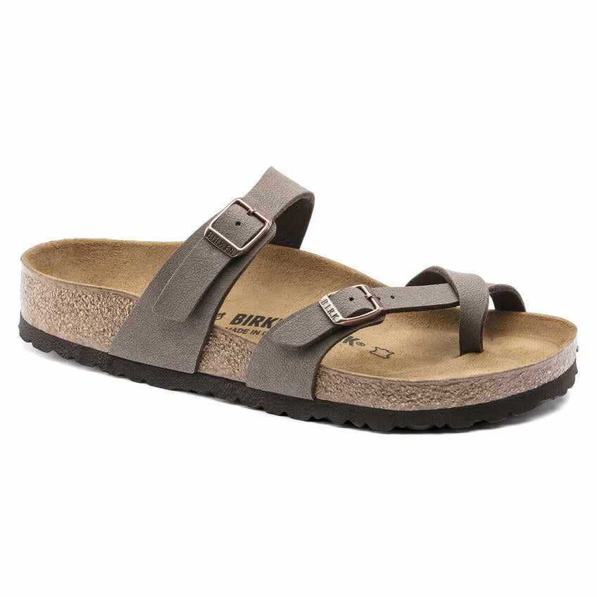 Birkenstock Women's Mayari Birkibuc Mocha Sandals