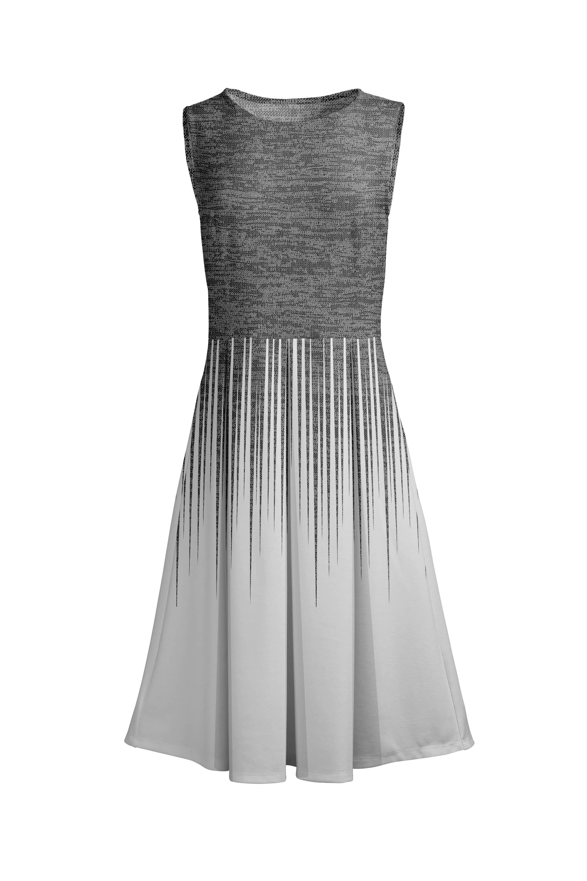 black and cream dresses Sl Fashions Women's 3/4-Sleeve Ombre Gown - Black/Silver
