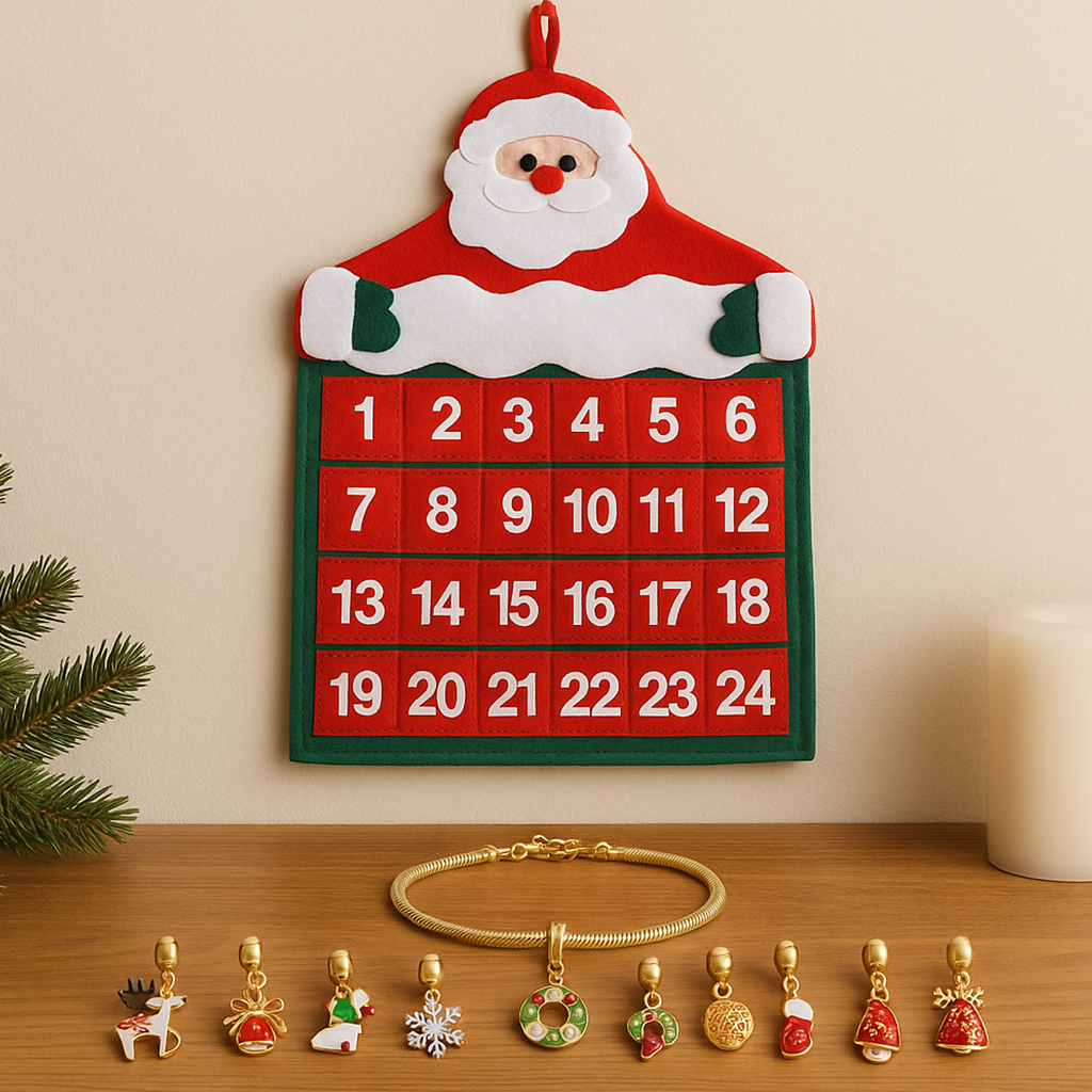Flashsale|A/Holiday Advent Calendar: Featuring a Charm and Bracelet Set