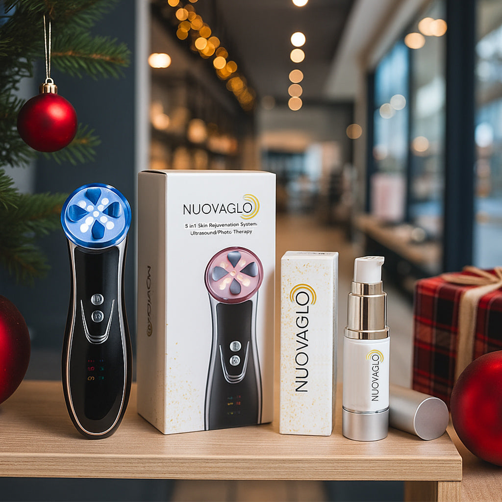 NUOVAGLO™ Radiance Renewal Duo: Anti-Aging Device + 24K Bee Venom Serum