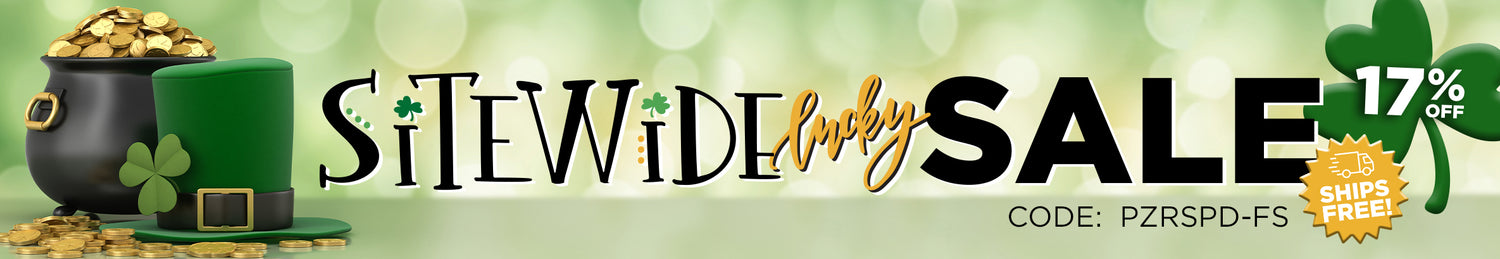 St. Patrick's Day Sale! 🍀17% Off + Free Shipping