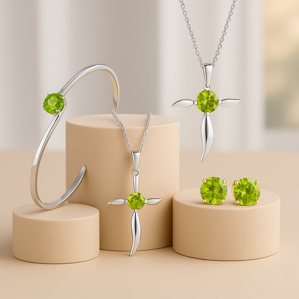V3 Jewelry: Natural Peridot Jewelry Collection