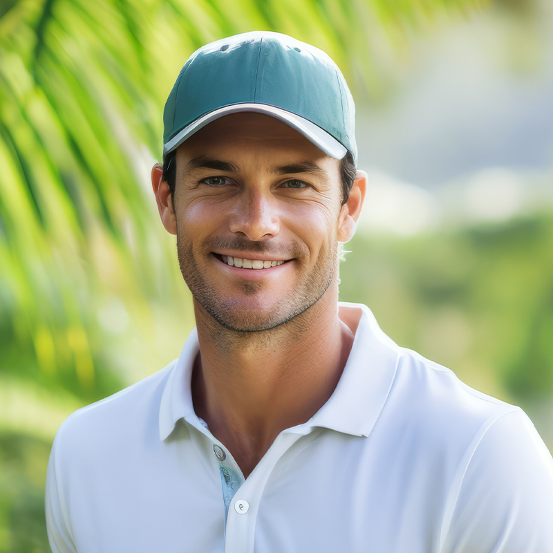 Swing Juice Men's Polo & Rope Hat Bundles