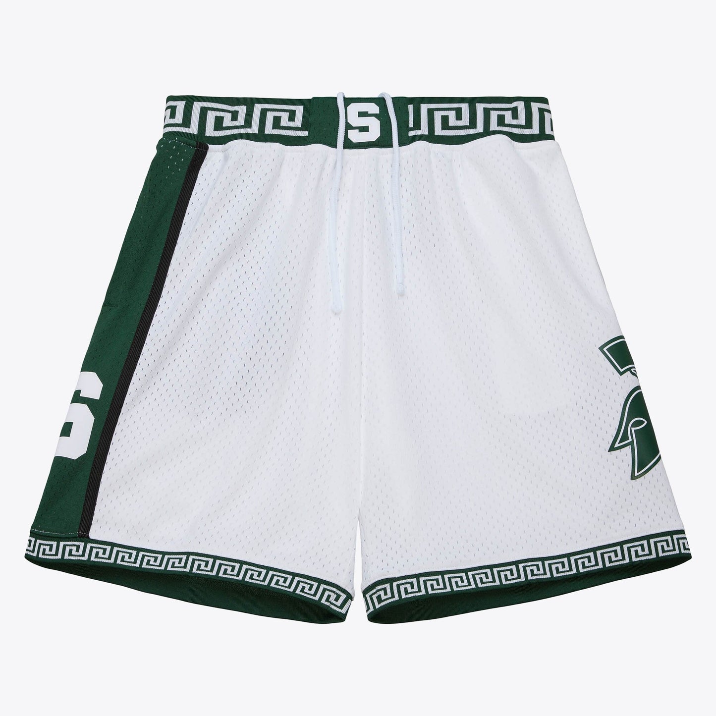 Mitchell & Ness Men's Ncaa White Shorts Mich State 1999