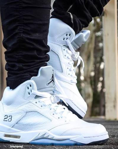Men's Air Jordan 5 Retro - White Metallic (2026)