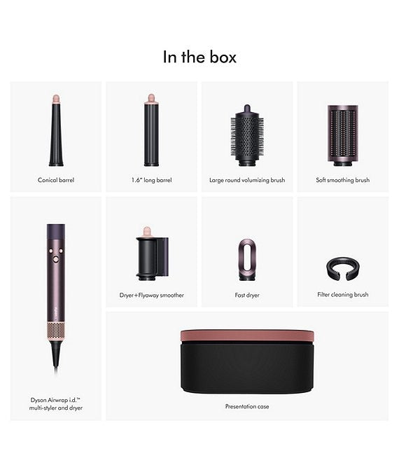 Dyson Airwrap ID Multi-Styler and Dryer for Straight & Wavy Hair in Jasper Plum