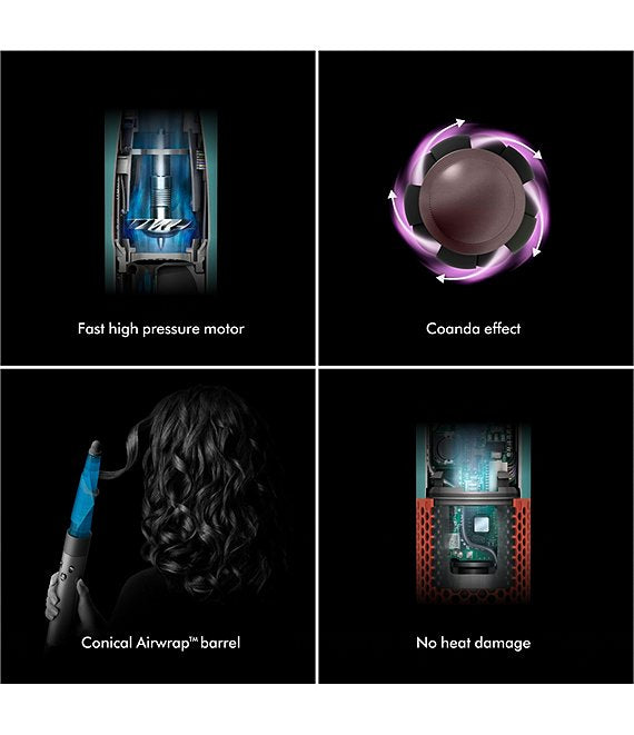 Dyson Airwrap ID Multi-Styler and Dryer for Straight & Wavy Hair in Jasper Plum