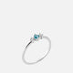 Blue stone - Silver